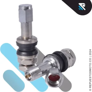 VALVULA SELLOMATIC CORTA CROMADA CON TUERCA