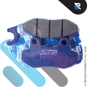 PASTILLAS FRENO AKT 125TT