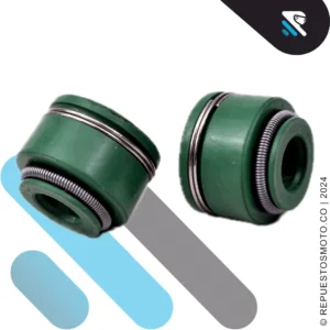 KIT SELLOS VALVULAS CBF150 (2 RESORTES)