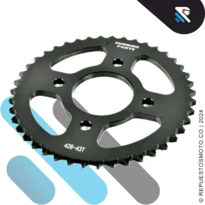 KIT SPROCKET RACING PULSAR 135 43/15 428