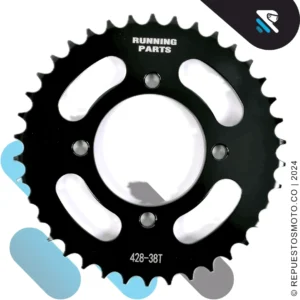 KIT SPROCKET RACING RX 100 38/14 428