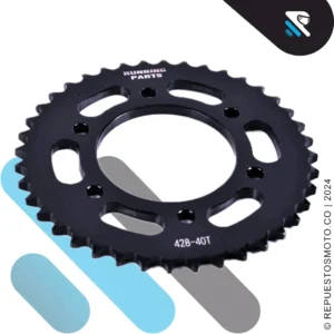 KIT SPROCKET RACING FZ16  40/14 428 BANDA