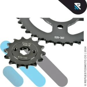 KIT SPROCKET RACING PULSAR 220 36/14 520
