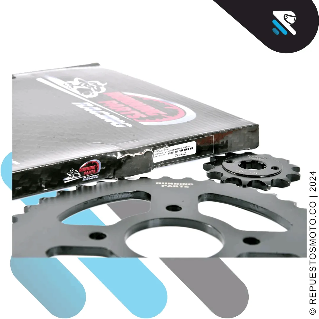 KIT SPROCKET RACING AKT TTR 180 40/13 520 - Image 4