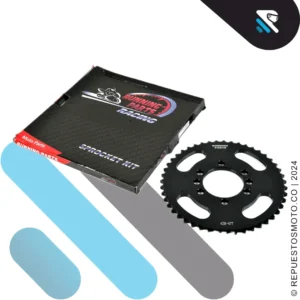 KIT SPROCKET RACING YAMAHA DTK 175 47/15 8 HUECOS 428