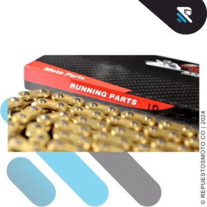 CADENA RUNNING PARTS RACING REFORZADA DORADA ORING 520HO-110