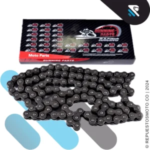 CADENA RUNNING PARTS RACING REFORZADA BUJE SOLIDO 520HS-110