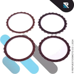 DISCOS CLUTCH DISCOVER SUPREME 135 4 UNIDADES