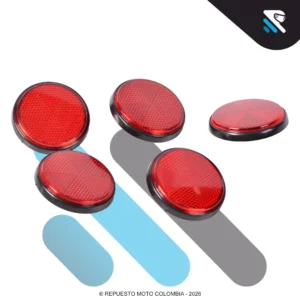 REFLECTIVO REDONDO ROJO 6MM