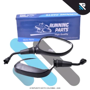 RETROVISORES KYMCO AGILITY 8MM PLATEADO