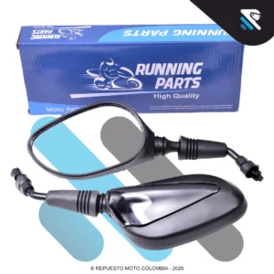 RETROVISORES KYMCO AGILITY 8MM NEGRO