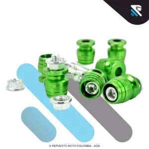 TORNILLO LUJO EN ALUMINIO COPA VERDE