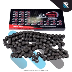CADENA RUNNING PARTS RACING REFORZADA BUJE SOLIDO 520HS-110