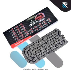 CADENA RUNNING RACING REFORZADA BUJE SOLIDO X-RING 428HX-132
