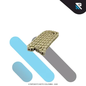 CADENA RUNNING PARTS RACING REFORZADA DORADA ORING 428HO-138