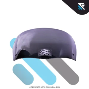 VISOR PLATINO 100 CON EMBLEMA