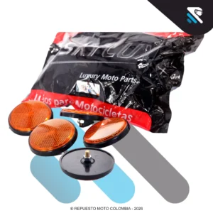 REFLECTIVO REDONDO ANARANJADO 5 MM