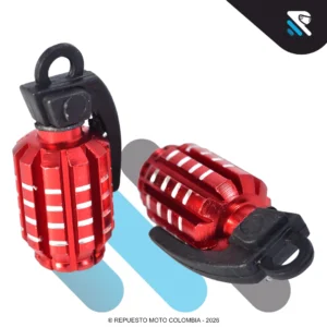 TAPA VALVULA GRANADA ROJO JGO.