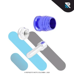 TORNILLO LUJO EN ALUMINIO COPA AZUL