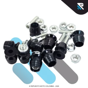 TORNILLO LUJO EN ALUMINIO COPA NEGRO