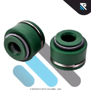KIT SELLOS VALVULAS CBF 125 (2 RESORTES)