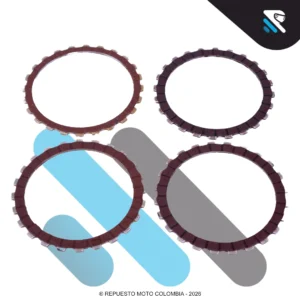 DISCOS CLUTCH DISCOVER SUPREME 135 4 UNIDADES