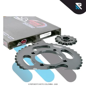 KIT SPROCKET RACING AKT 125 EVO R3 38/14 428