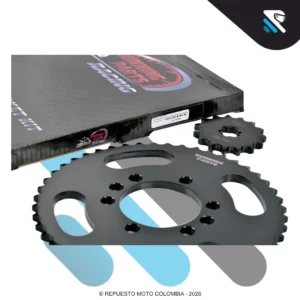KIT SPROCKET RACING YAMAHA DTK 175 47/15 8 HUECOS 428