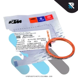 EMPAQUE TUBO DE ESCAPE DUKE 390